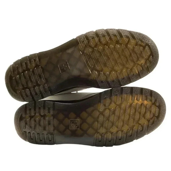 Dr Martens Boots Womens 8 38.5 White Zavala Lace Up Smooth Leather Combat NEW - Picture 7 of 9